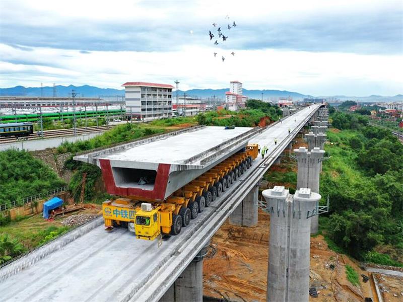 沧州高铁高架桥施工